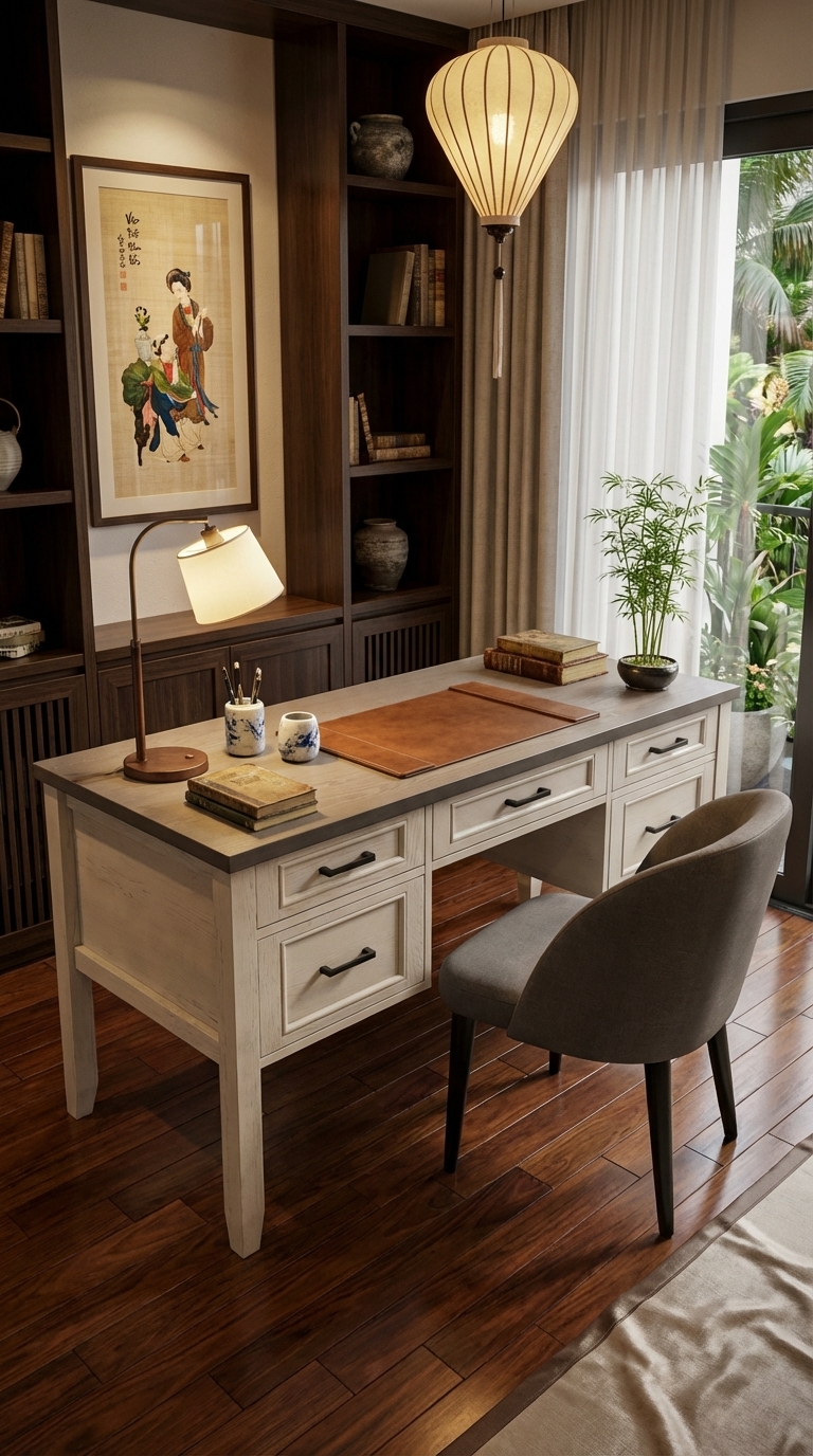 Bàn làm việc tiêu chuẩn Hàn -HAN5N