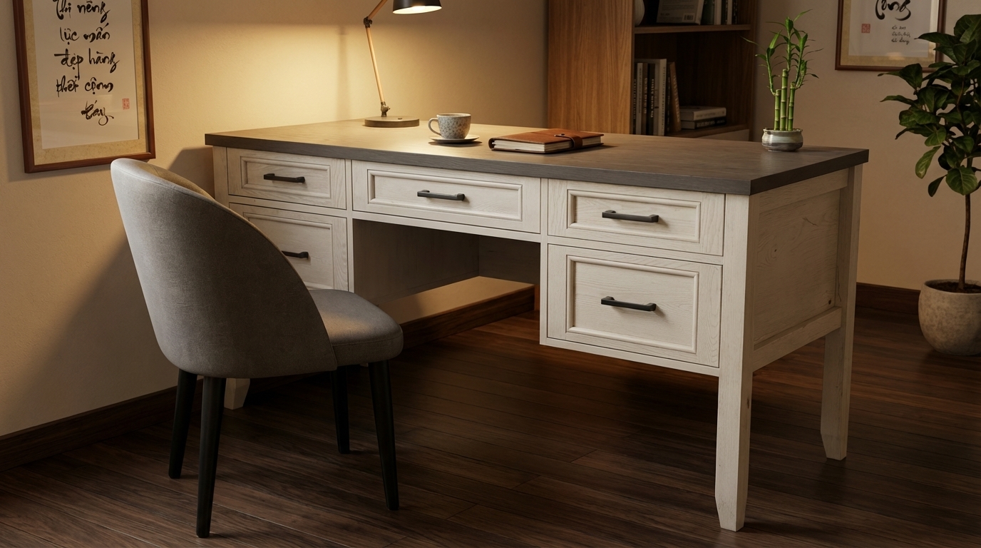 Bàn làm việc tiêu chuẩn Hàn -HAN5N