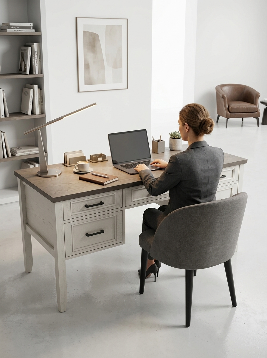 Bàn làm việc tiêu chuẩn Hàn -HAN5N