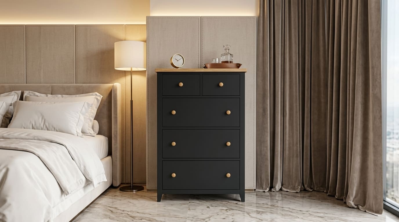 Tủ Ngăn Kéo Modern Black - MB2805