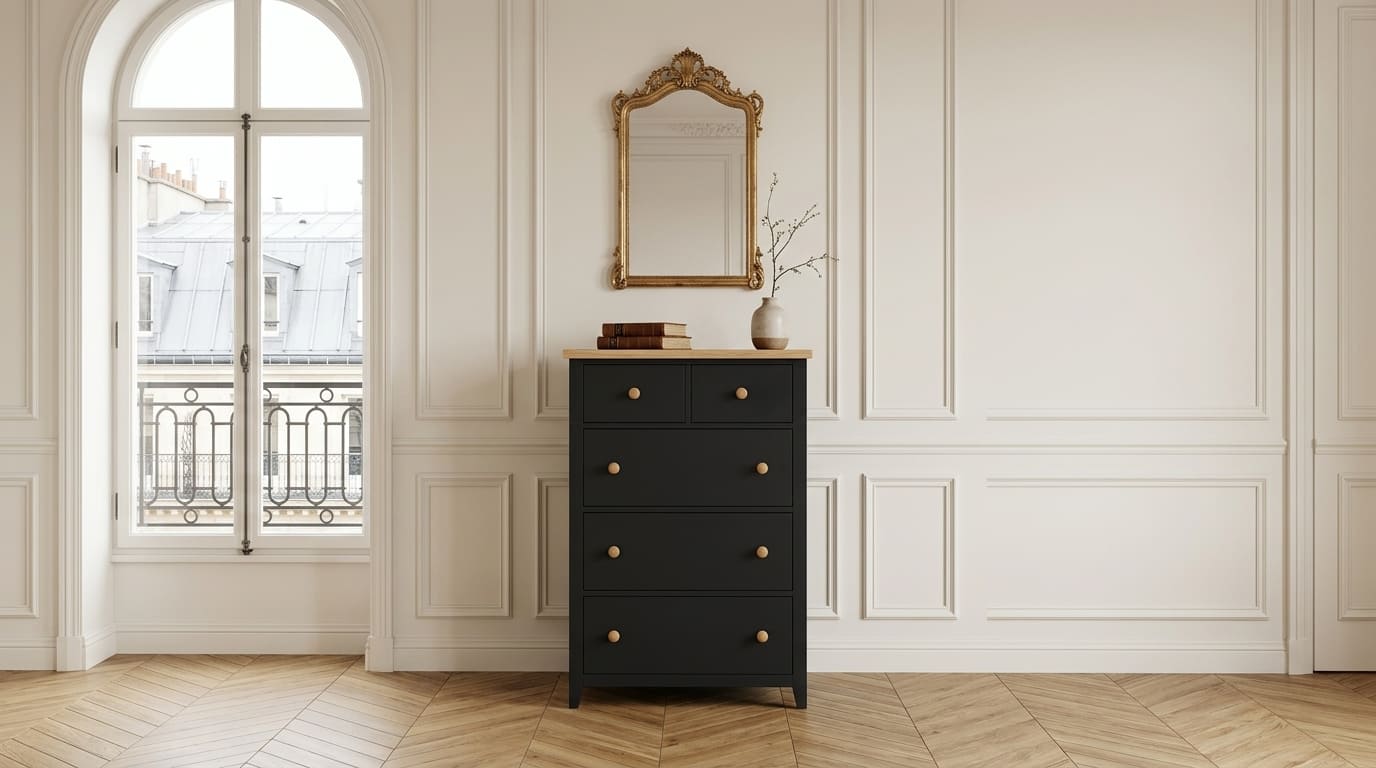 Tủ Ngăn Kéo Modern Black - MB2805