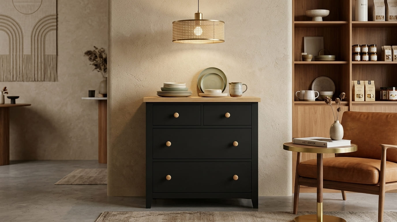 Tủ Ngăn Kéo Modern Black - MB2805