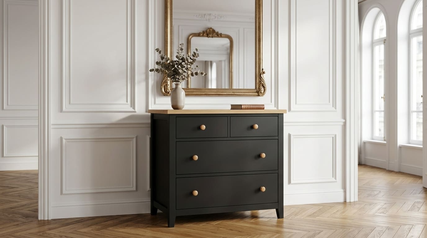 Tủ Ngăn Kéo Modern Black - MB2805